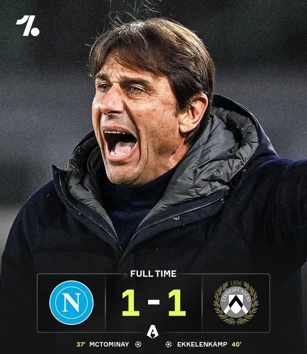 那不勒斯意甲击败乌迪内斯奥斯梅恩头球得分的简单介绍